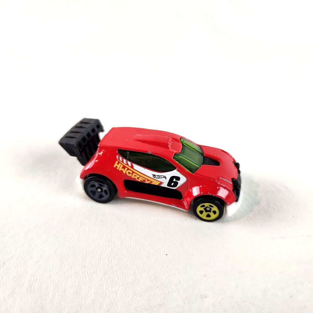 Hot Wheels Checkmate Fast 4WD #6 Red 1:64 Diecast Car 2013 Mattel Malaysia